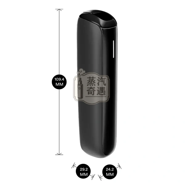 Ploom AURA 加熱菸主機四段加熱模式曜石黑尺寸展示